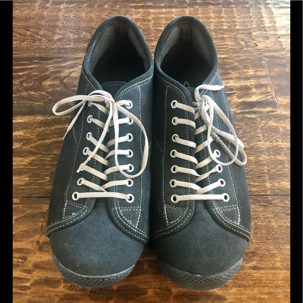 OP Charcoal/Red Suede Sneakers - Size 13 (EUC)